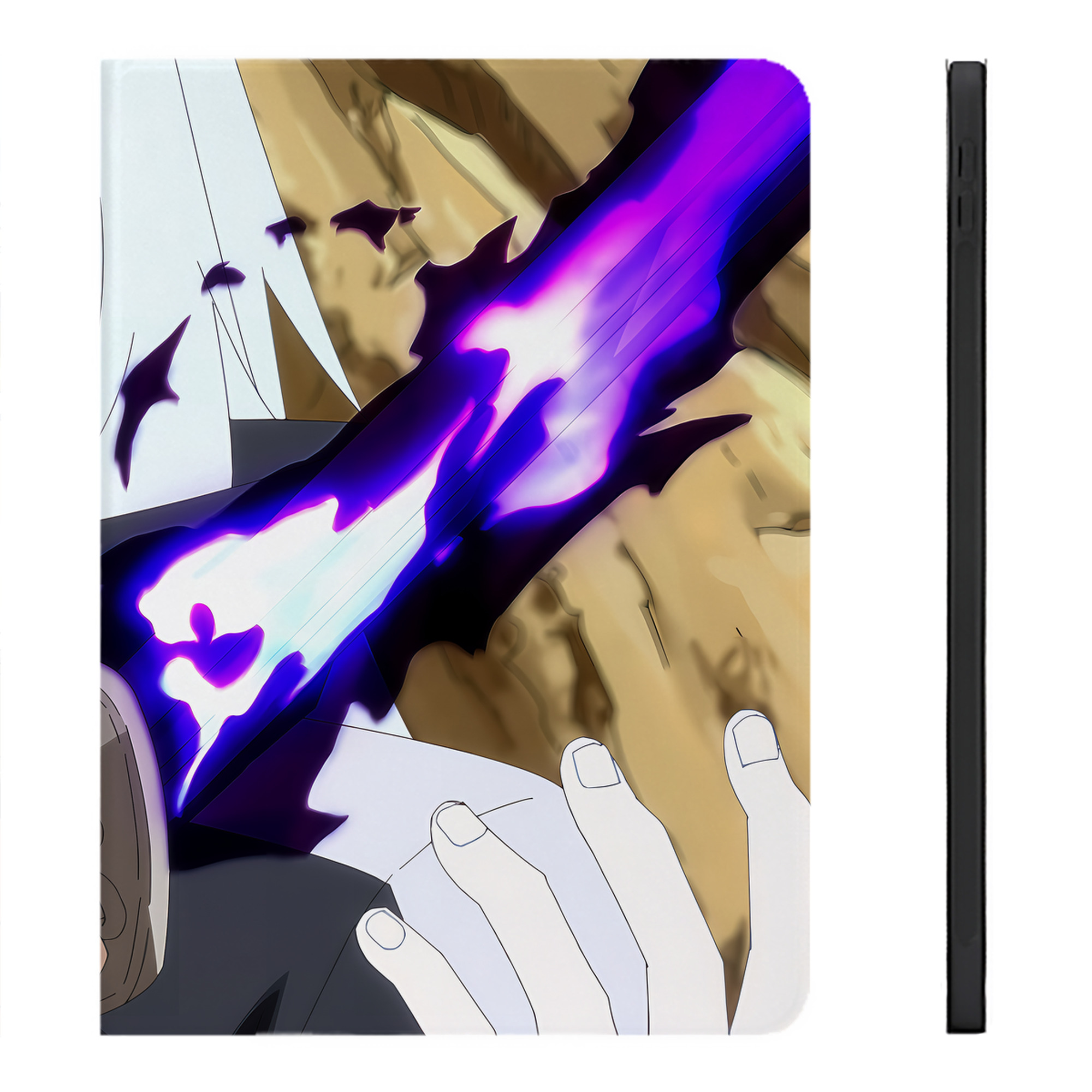 （画像用） 転スラ Regarding Reincarnated to Slime IPadケース ペンホルダー付き ブックスタイルデザイン